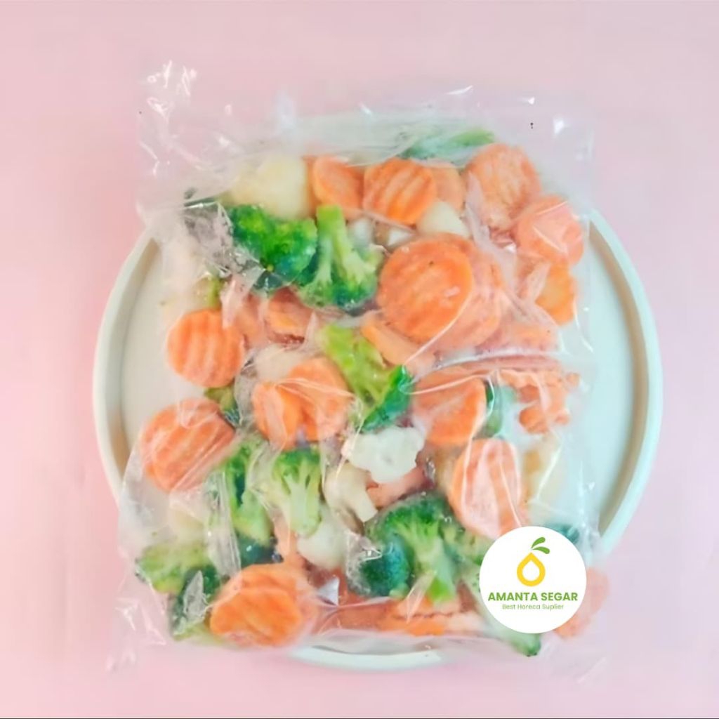 

Amanta Segar Bogor | Paket Sayur Capcay Capcai Cap Cay Frozen Aviko Capcai 1kg Sayur Wortel Broccoli Brokoli Kembang Kol