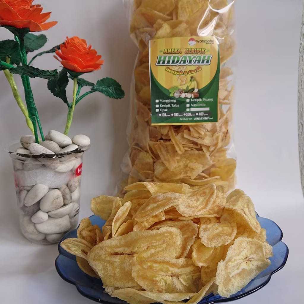 

Keripik Pisang Asin Gurih isi 1kg 1BAL/ PISANG GURIH BUMBU// keripik pisang//pisang kepok