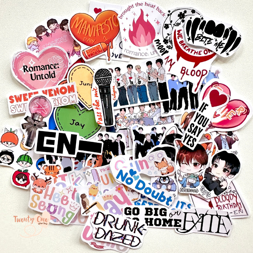 [50pcs] Mini Sticker Deco Enhypen Cute Sticker