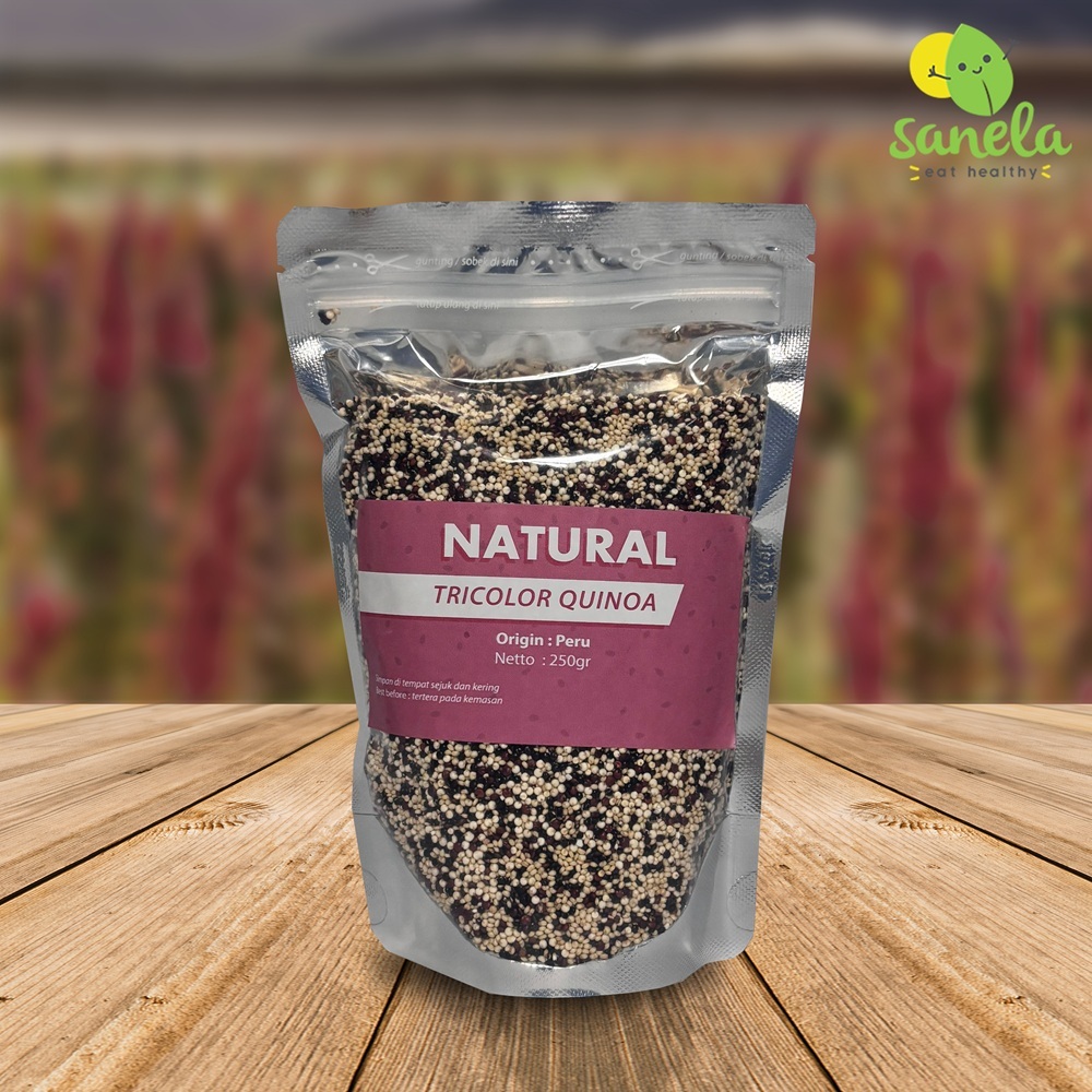 

Natural Tricolor Quinoa 250 gram