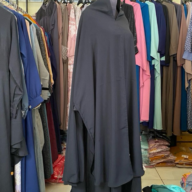 HSQ HIJAB | JILBAB SAFAR | jilbab hitam | JILBAB JETBLACK | JILBAB JUMBO |JILBAB SYARI