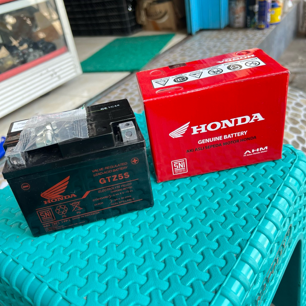 Aki kering HONDA GTZ5S GS Beat Kharisma supra 125 CRF150 ukuran 5ampere