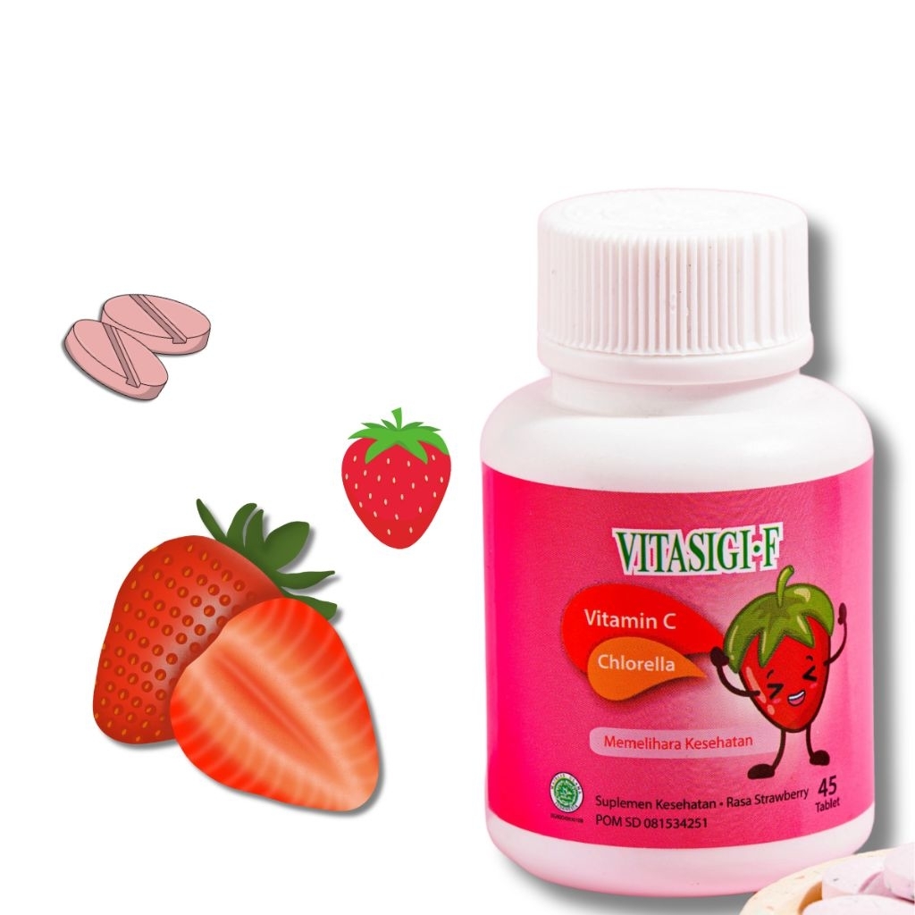 Vitasigi-F Strawberry Vitamin Anak