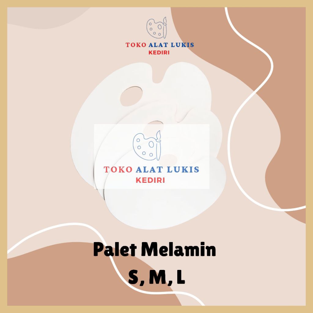 

[Alat Lukis Kediri] Palet Melamin Kayu / Palet Acrylic