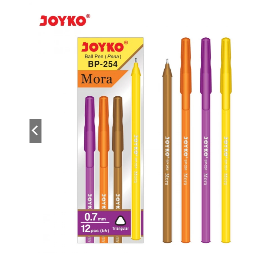 

Pulpen Joyko BP-254 Mora 0.7 mm - Jual Lusinan