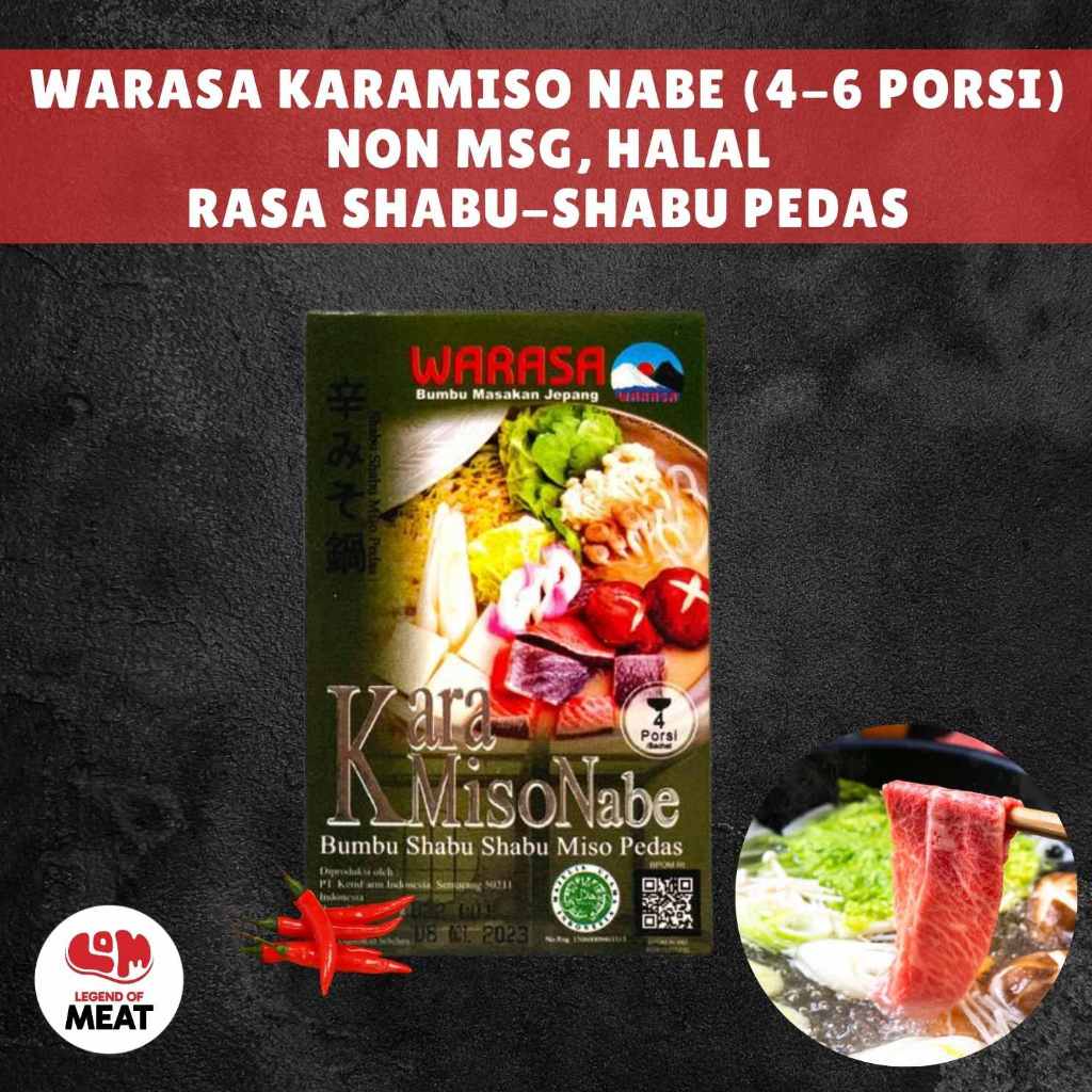 

Warasa Karamiso Nabe / Bumbu Shabu Shabu Miso Pedas 50 gr
