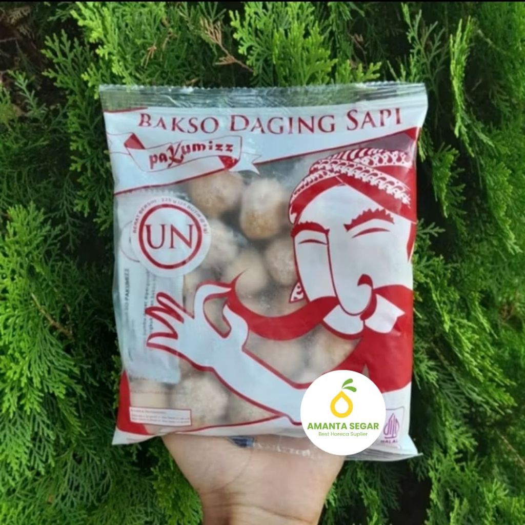 

Amanta Segar Bogor | Bakso Daging Sapi Bakso Sapi Pak Kumizz Pakumizz Pak Kumis Halal Berkualitas Terlaris 225 gram isi 25 Butir