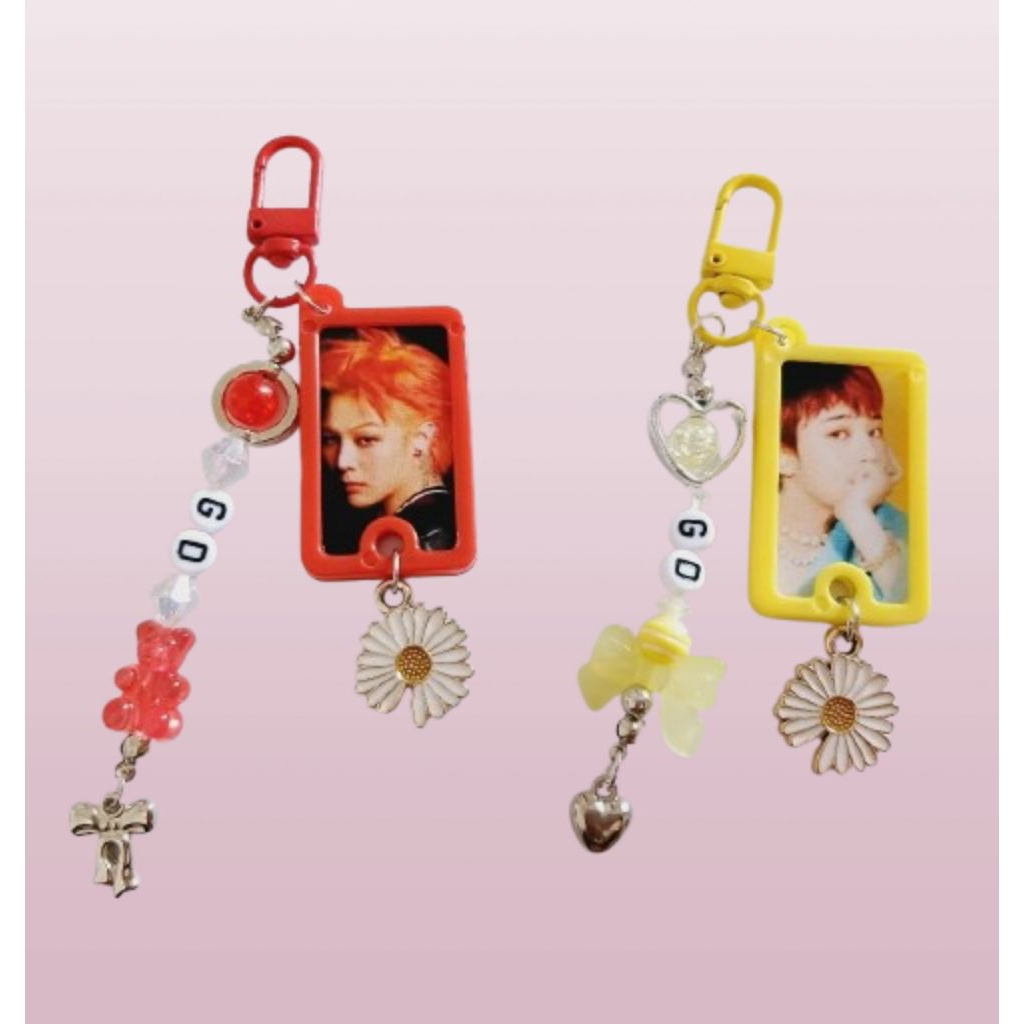 Custom KPOP beads keyring & phonestrap