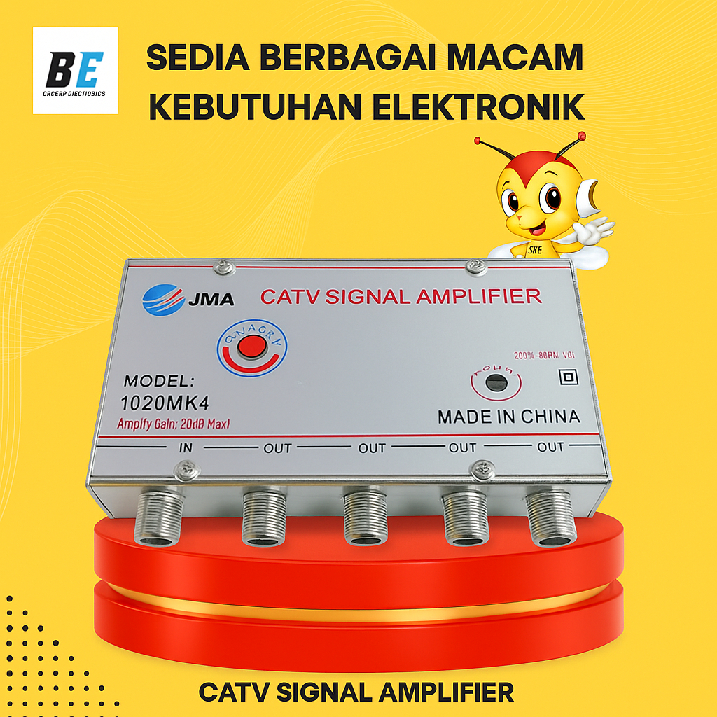 CATV Signal Amplifier JMA 1020MK4 – Penguat Sinyal TV Kabel / Parabola