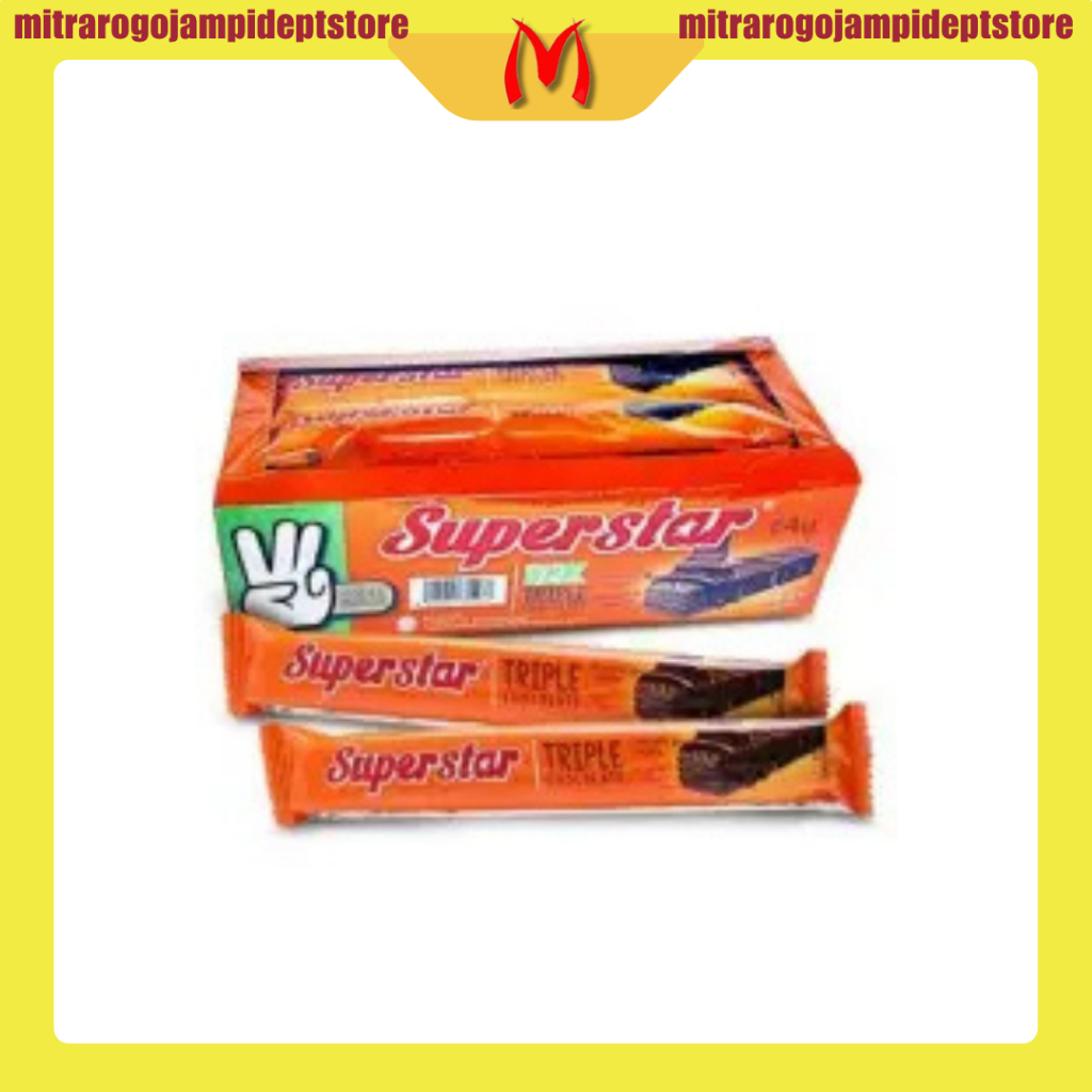 

SUPERSTAR Triple Chocolate 12.5gr (isi 20pcs)