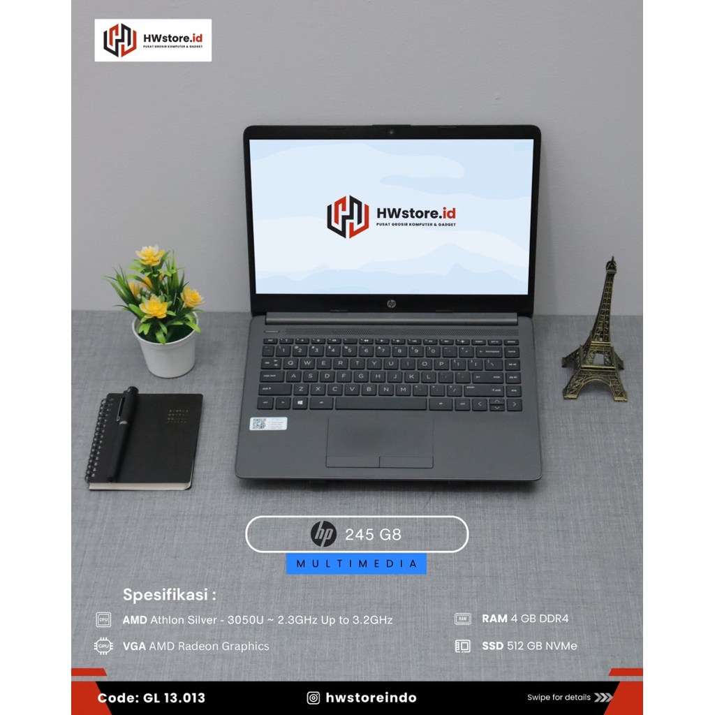 LAPTOP HP 245 G8