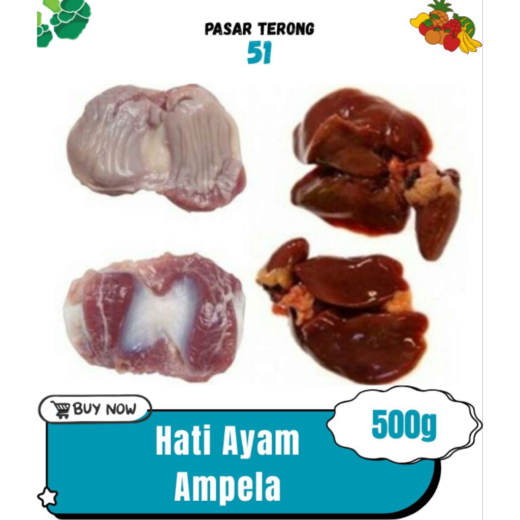 

Hati Ayam & Rempela 17.000