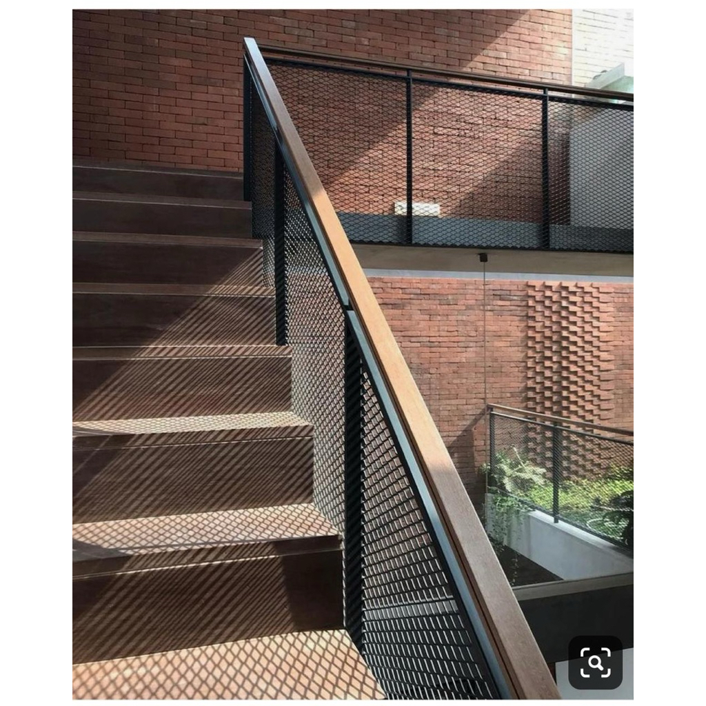 Railing Tangga Besi Hollow Expanded Minimalis