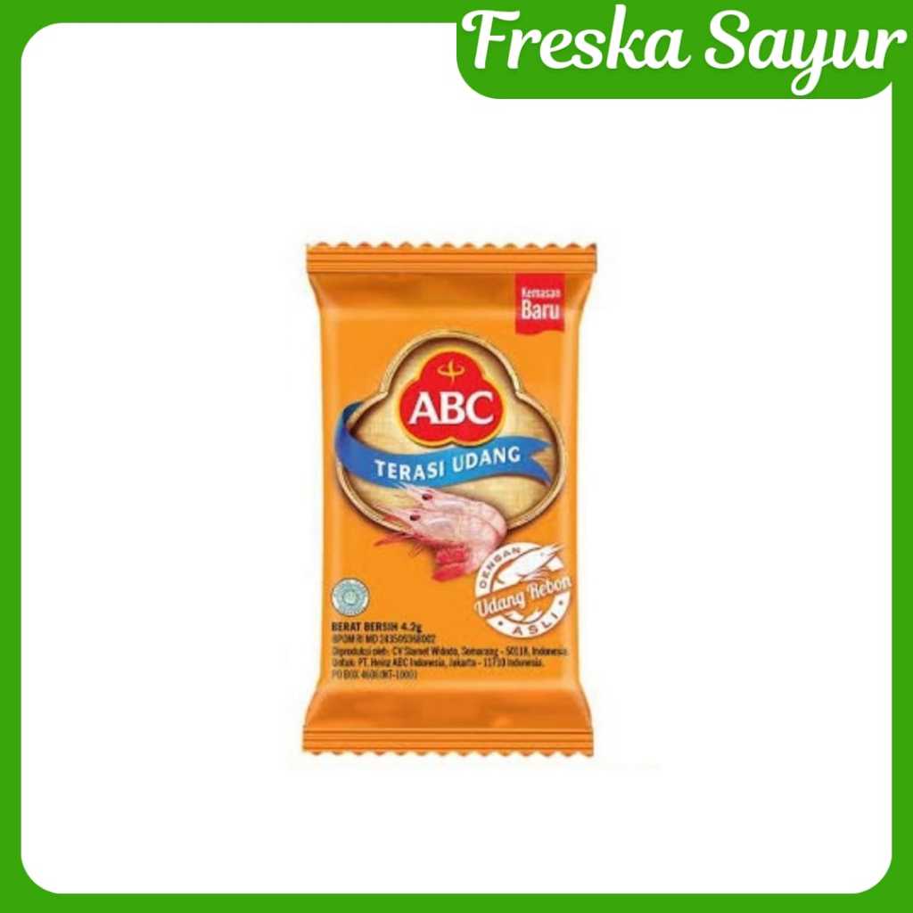 

Terasi Udang ABC Kemasan 43 Gram Rasa Gurih Khas Indonesia
