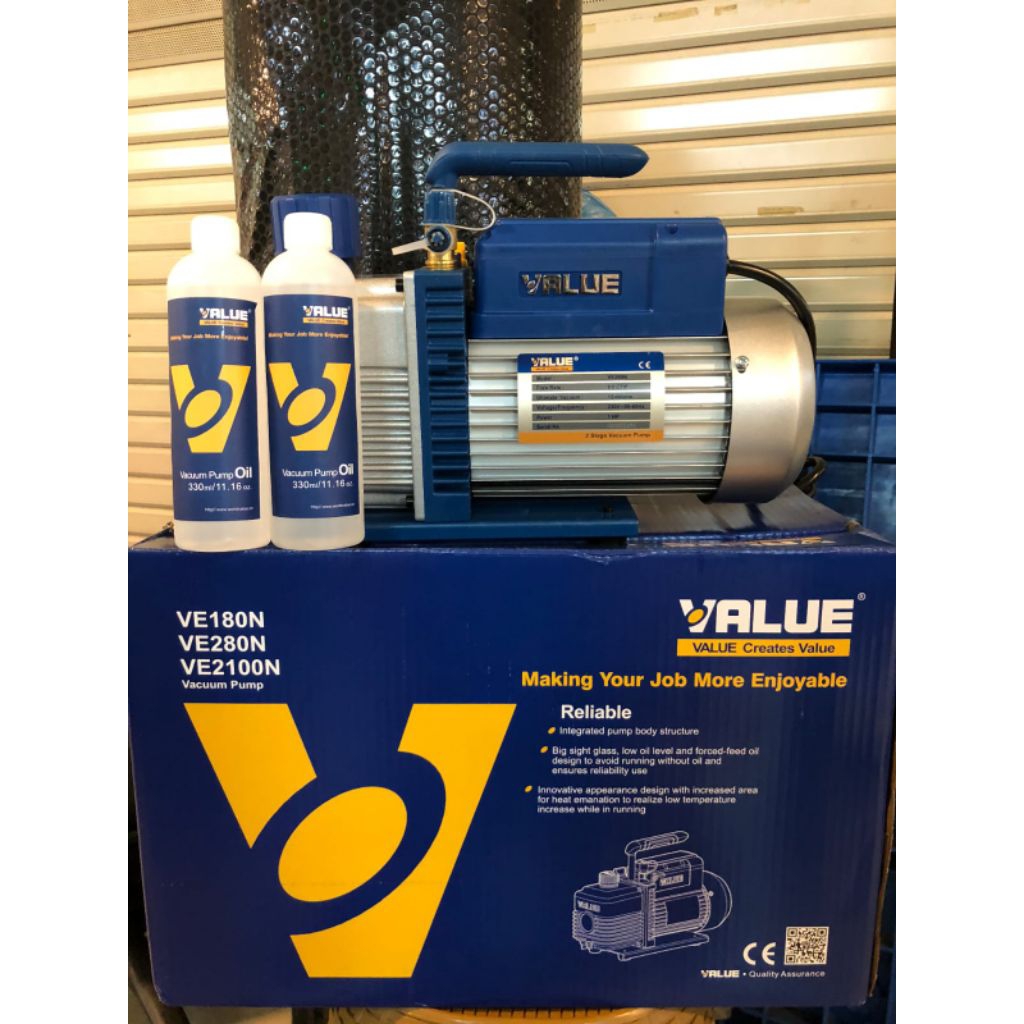 VACUUM PUMP VALUE VE280N | VACUUM PUMP 1HP MERK VALUE