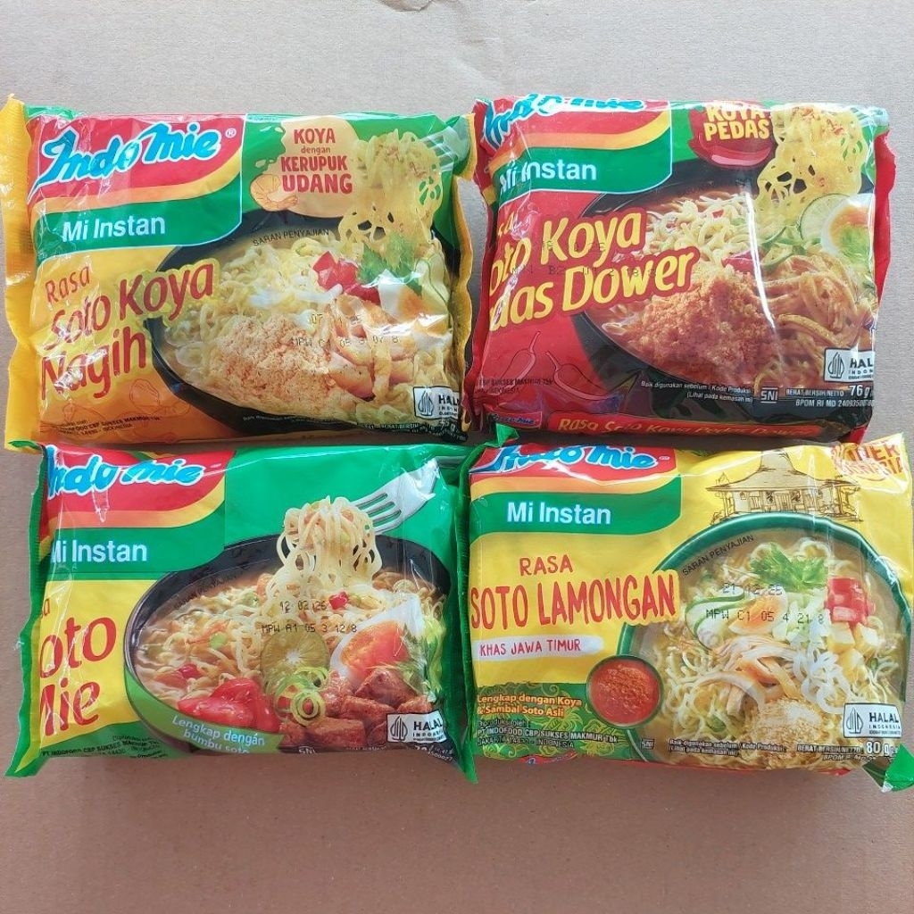 

Indomie Soto 1 Pcs Berat 70 Gram