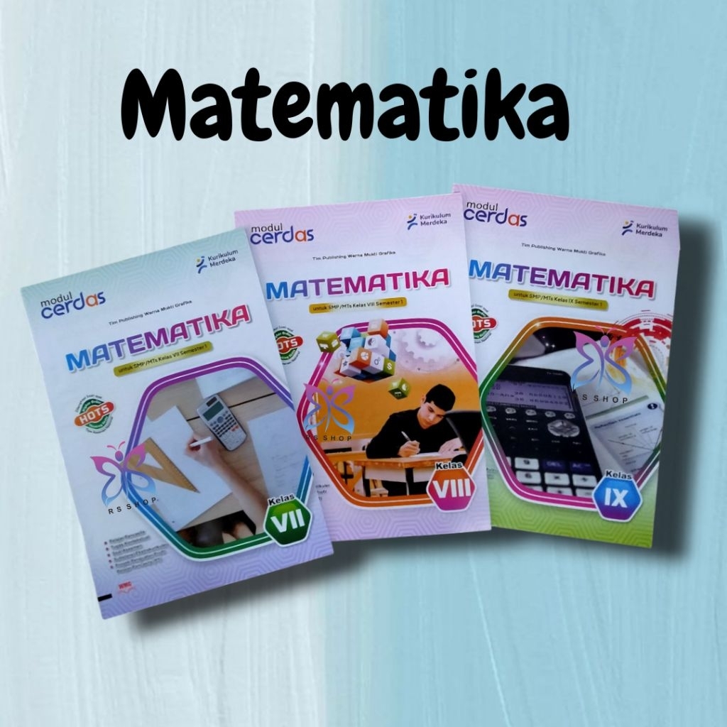 LKS Cerdas Matematika Kelas 7,8,9 SMP Kurikulum Merdeka, Semester 1 "WMG"