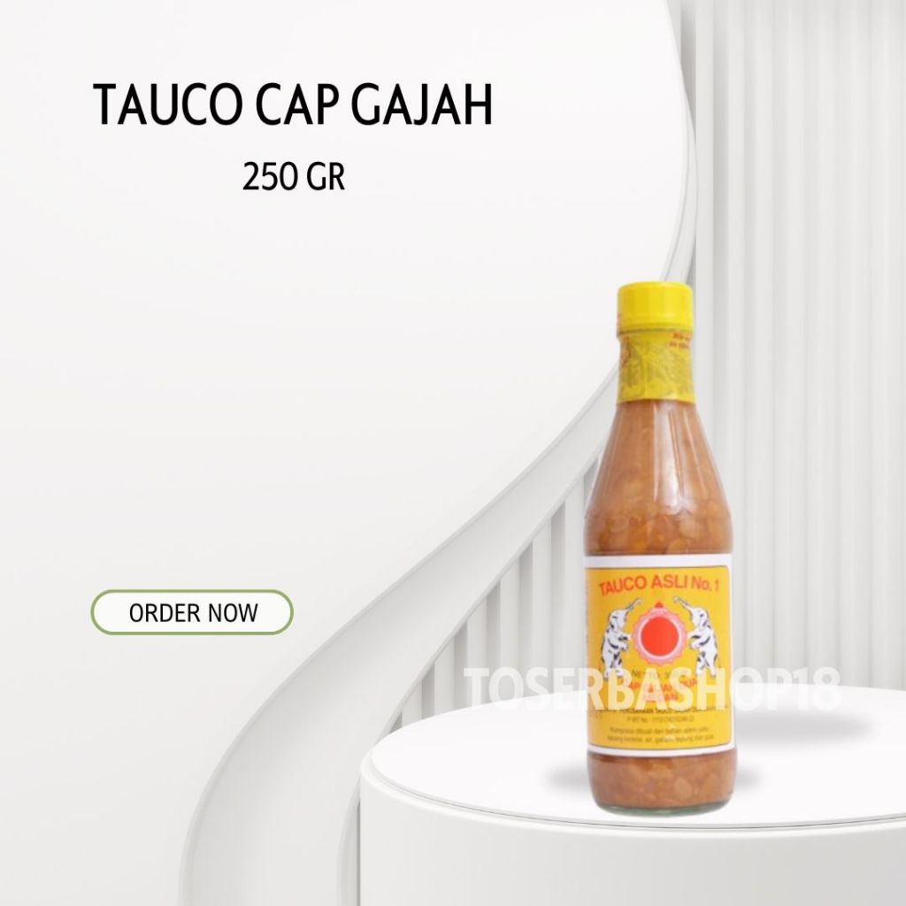 

Tauco Medan 250gram Cap Gajah Asli / HALAL