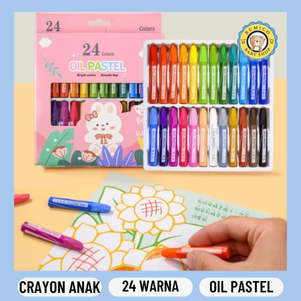 

Crayon Oil Pastel 24 Warna