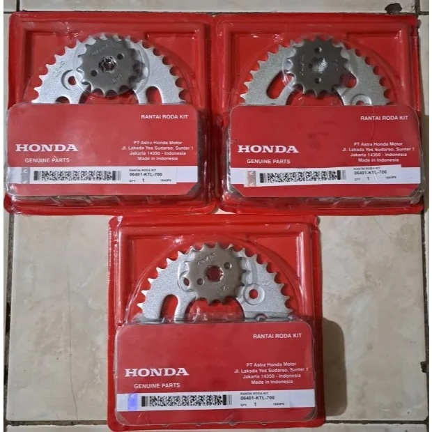Gear Set/Gear Paket Supra Fit New, Supra X 125/KTL
