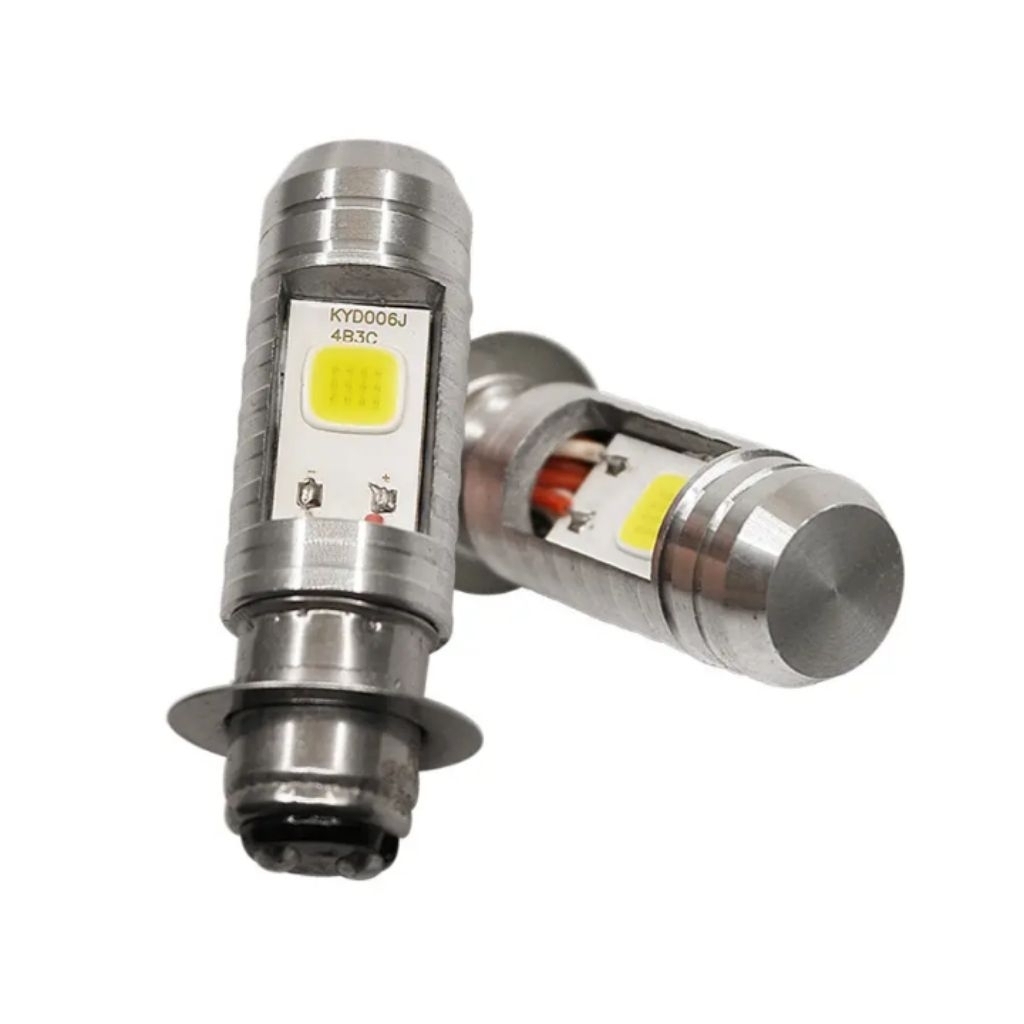 bohlam lampu motor lampu utama led lampu depan lampu utama h6 2sisi super terang cahaya putih (unive