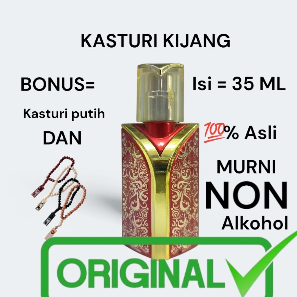 minyak wangi kasturi kijang super asli 35 ml