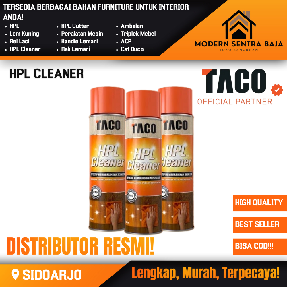 TACO HPL Cleaner 500ml Pembersih HPL