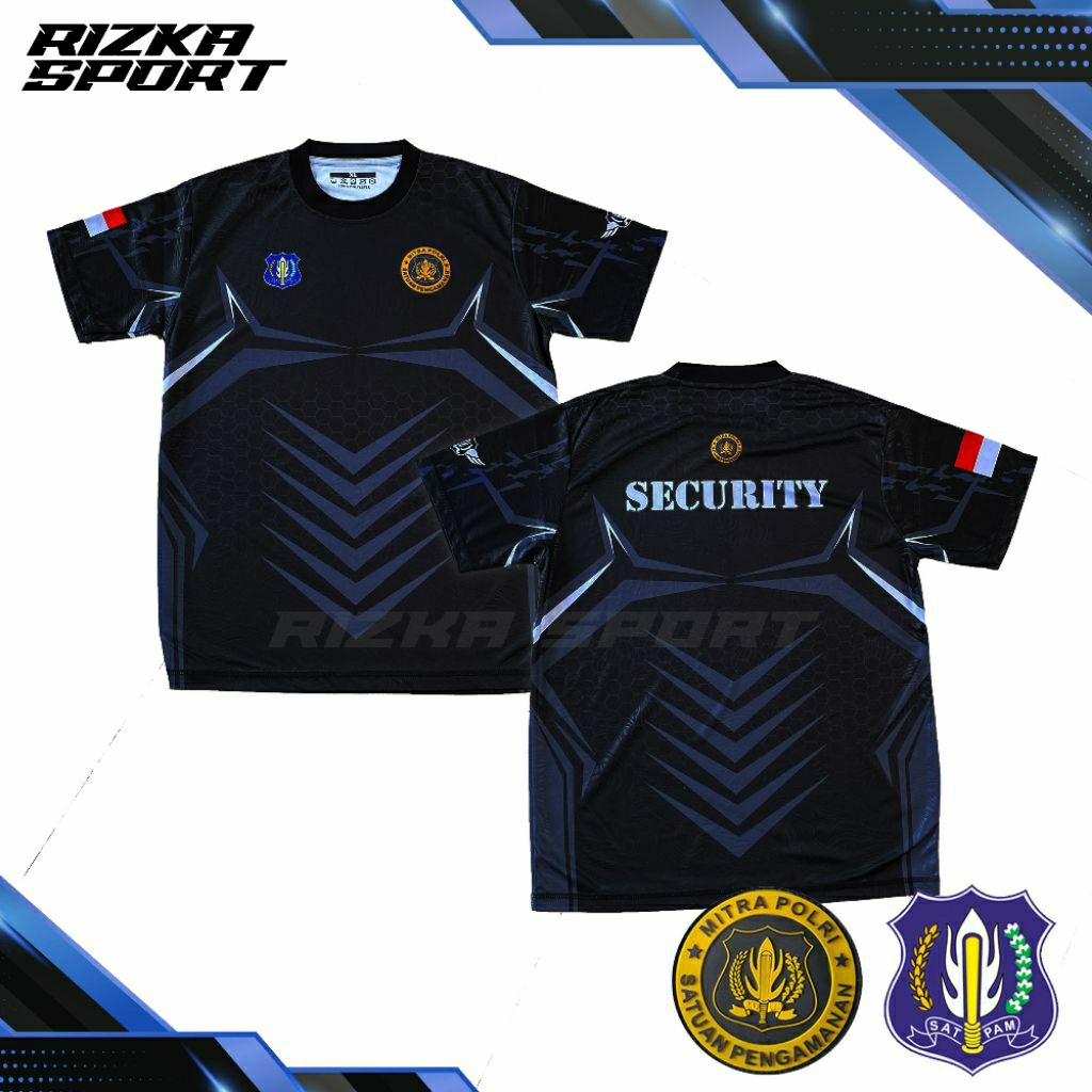 KAOS JERSEY SECURITY TERBARU / JERSEY SECURITY / KAOS SATPAM / JERSEY SATPAM FULLPRINT