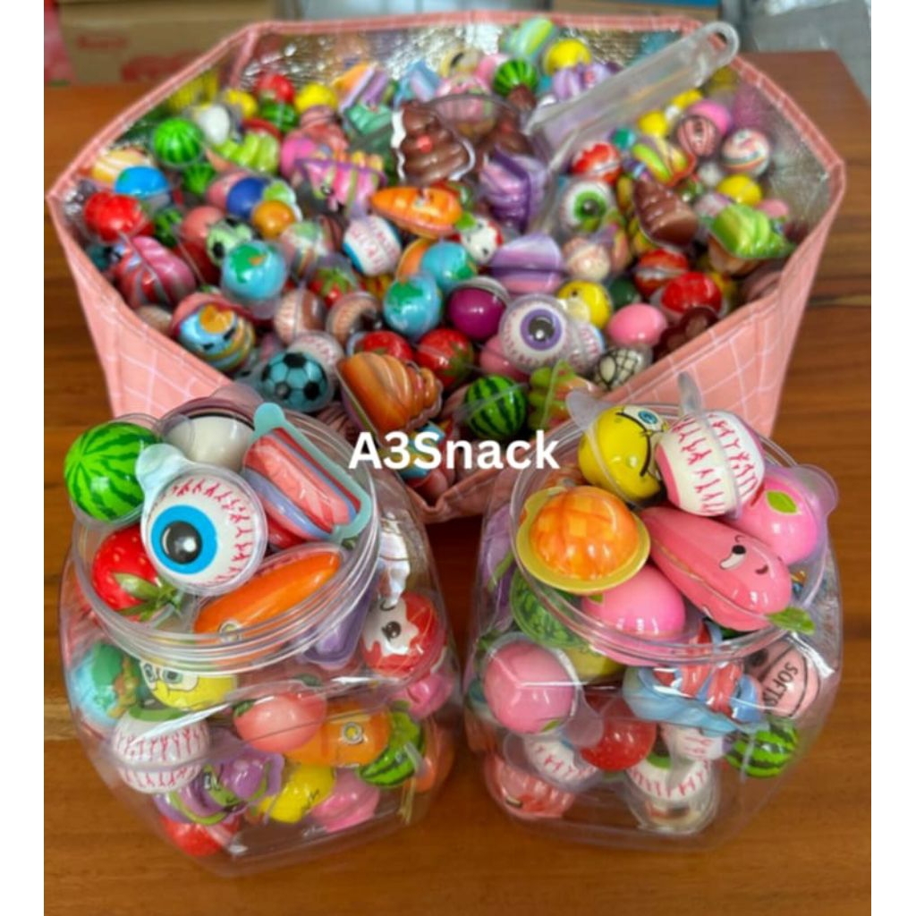 

Permen Lunak mata besar aneka rasa buah 1 toples isi 50 pcs