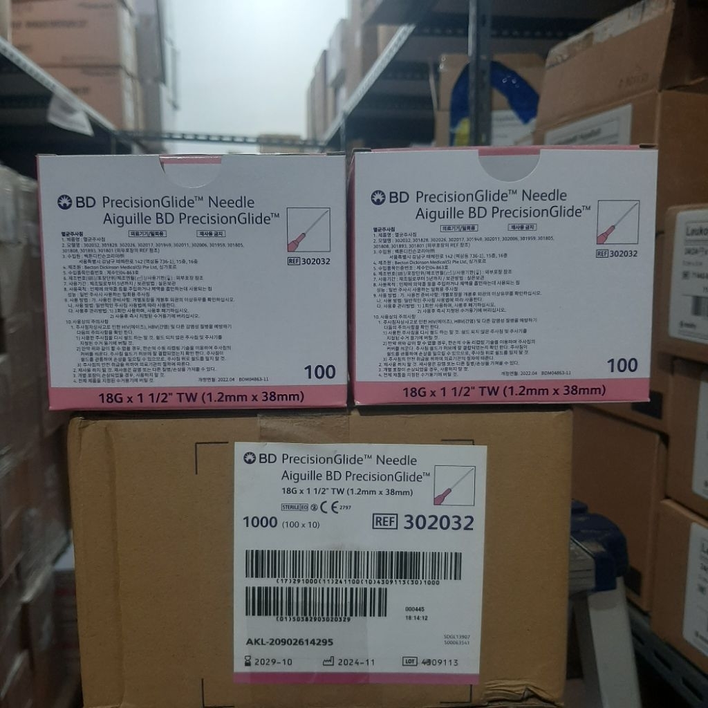 Needle Bd No 18g Precesion Glide