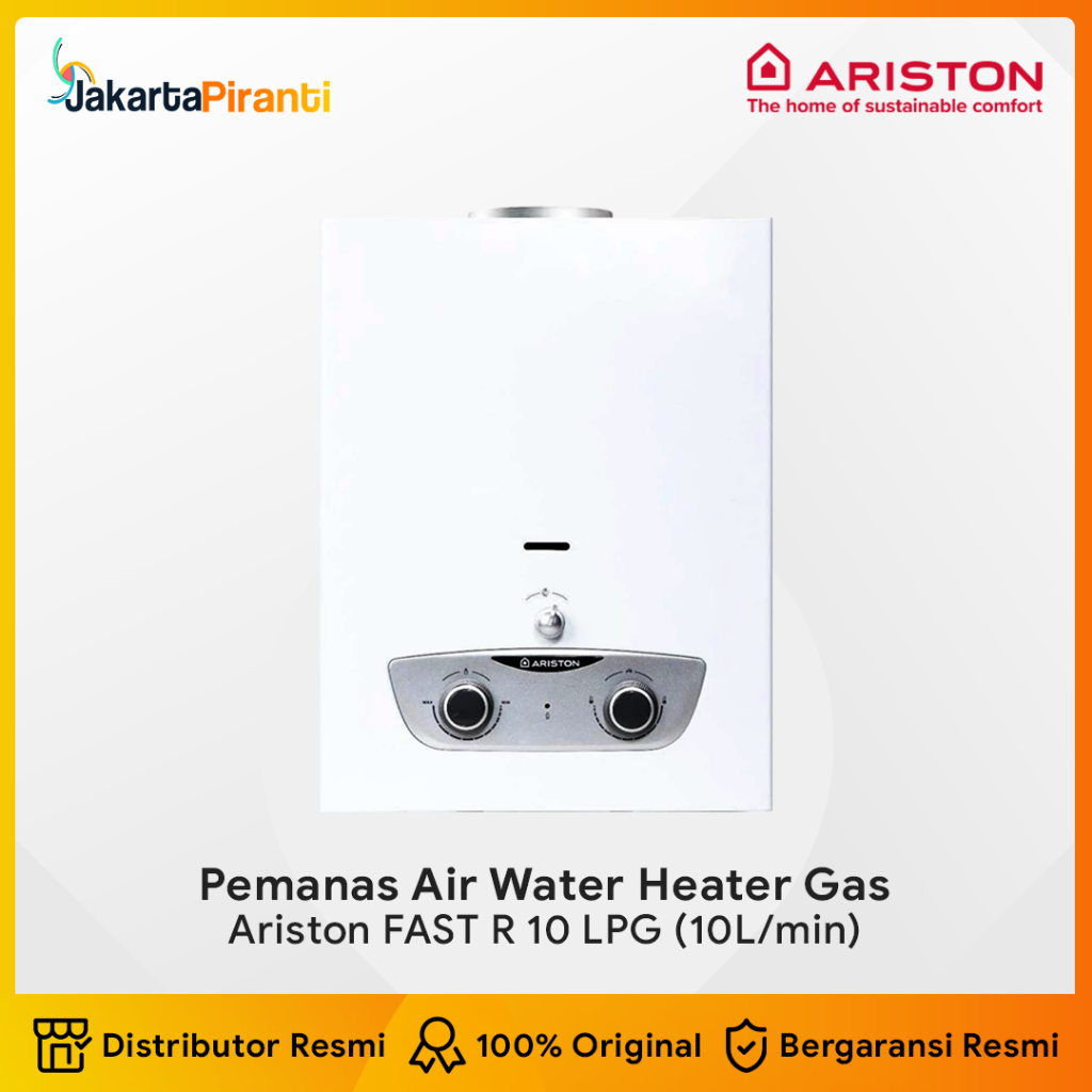 ARISTON FAST R ONM 10 LPG Gas Water Heater Fast R Pemanas Air Water Heater Gas Ariston Fast R 10 LPG