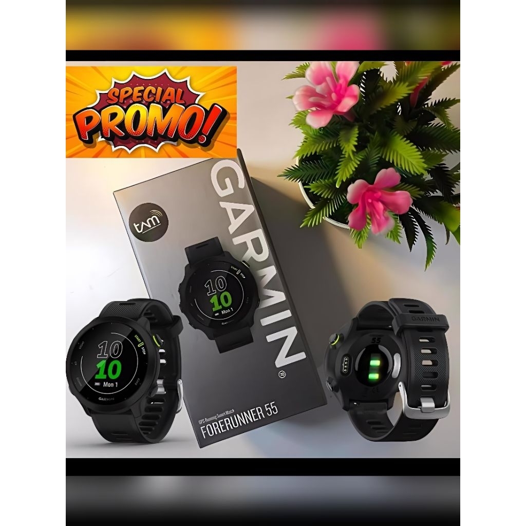 Jam tangan Garmin Forerunner 55 B Garmin fr55 original jam tangan Smartwatch