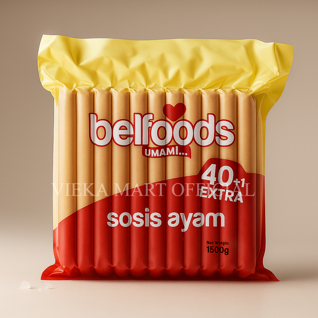 

Belfoods Sosis Ayam (isi 40+1 pcs)