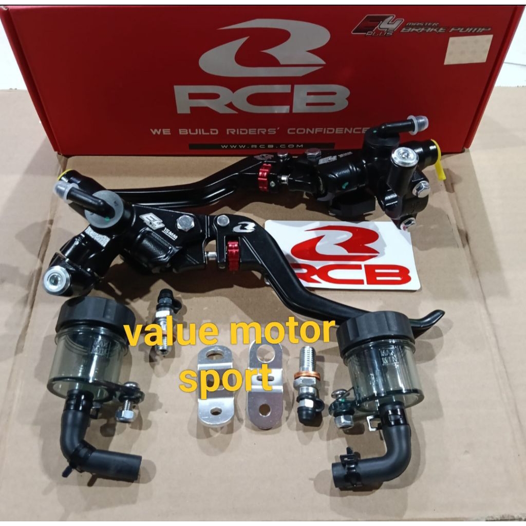 Master rem RCB original tipe E4 +plus 15mm tabung pisah new model semua  nmax PCX Vario 160 adv150/1