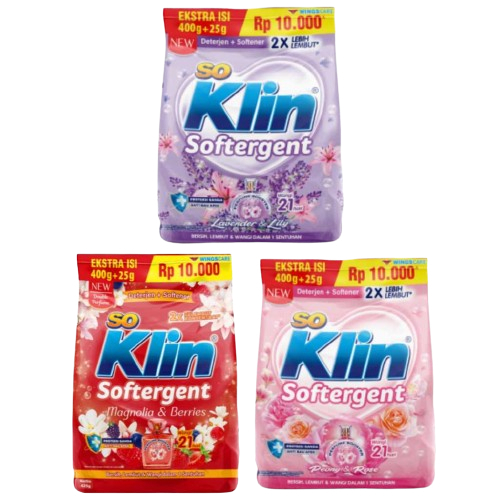 Soklin Deterjen Bubuk 10000 / Detergen Bubuk / Perlengkapan Laundry