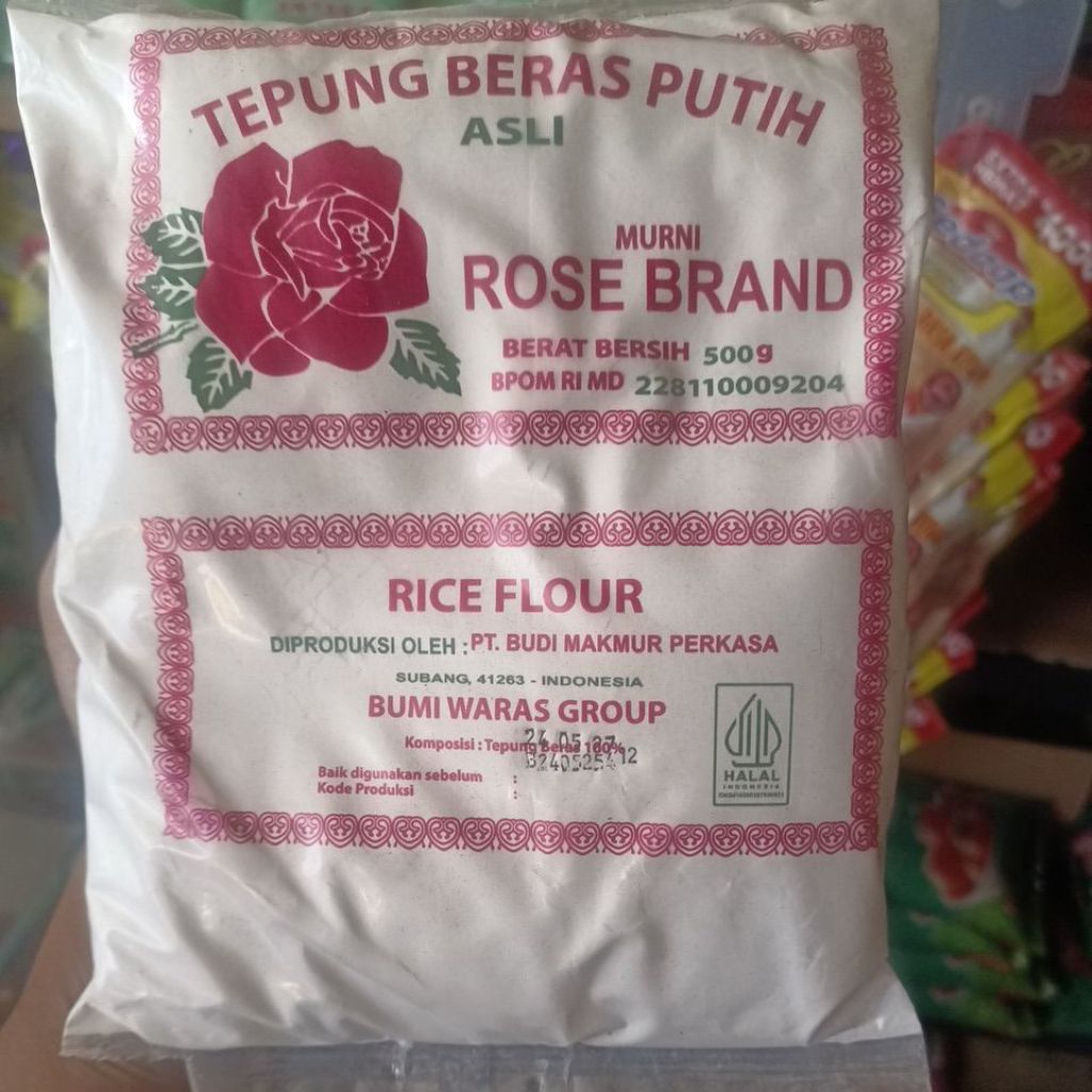 

tepung beras rose brand putih 500 gram
