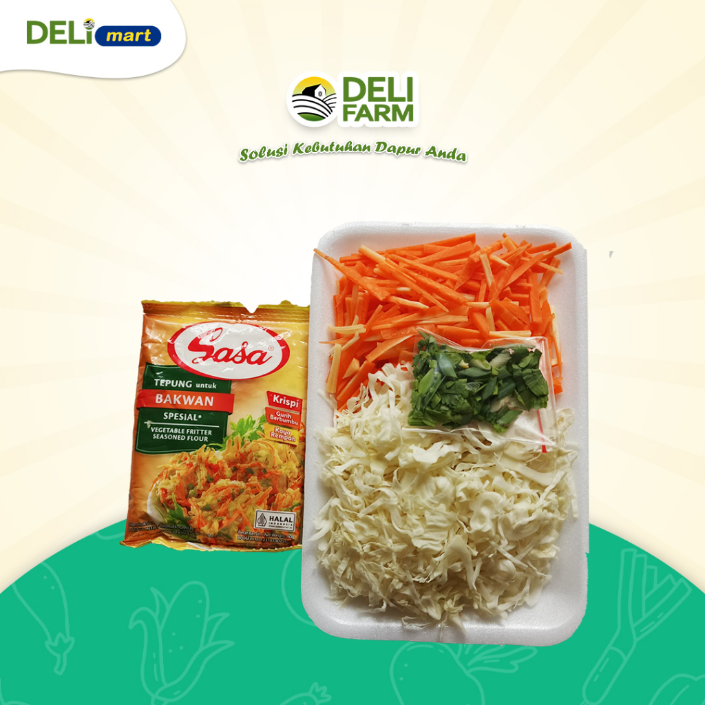 

Deli Mart [Khusus INSTAN Medan] Paketan Sayur Bakwan Sayur by Deli Farm