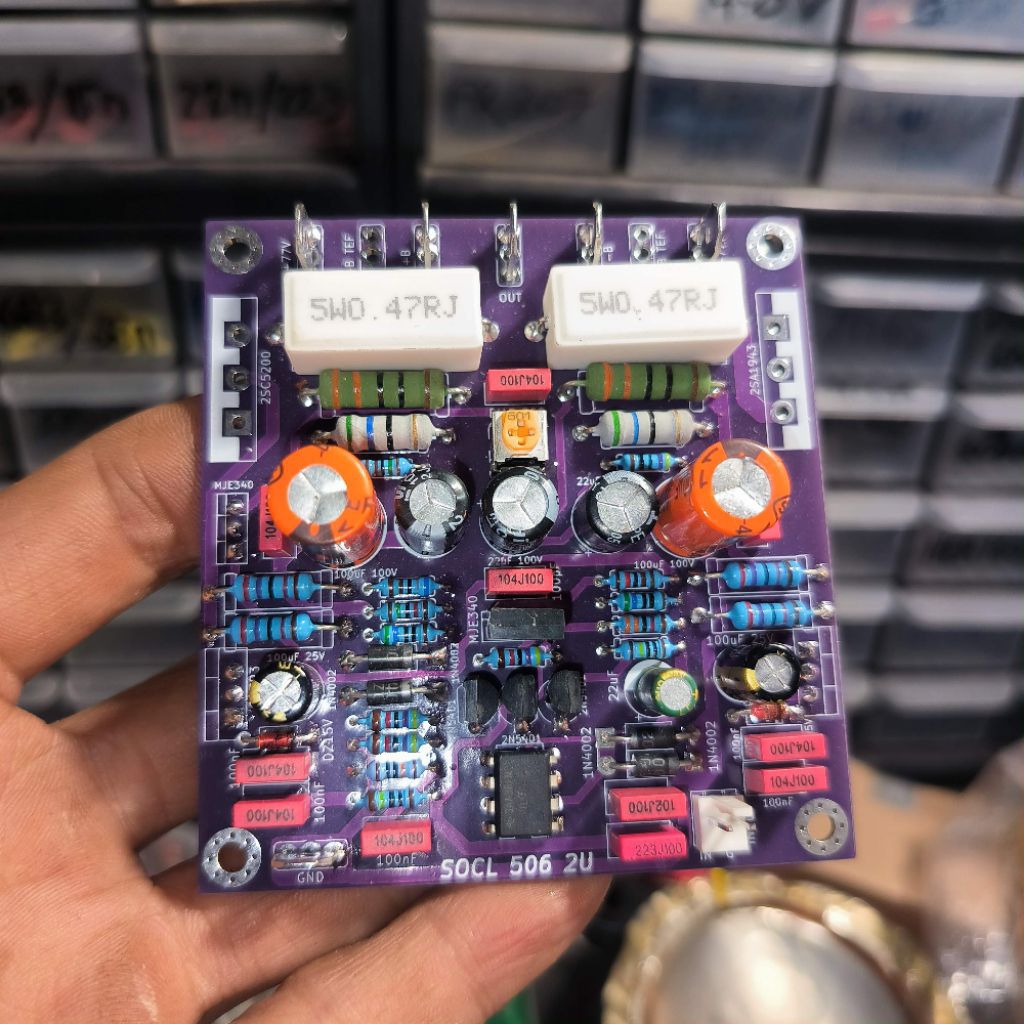 KIT DRIVER POWER AMPLIFIER SOCL506 2U // KIT SOCL 506 BIAS SERVO UKURAN 2U