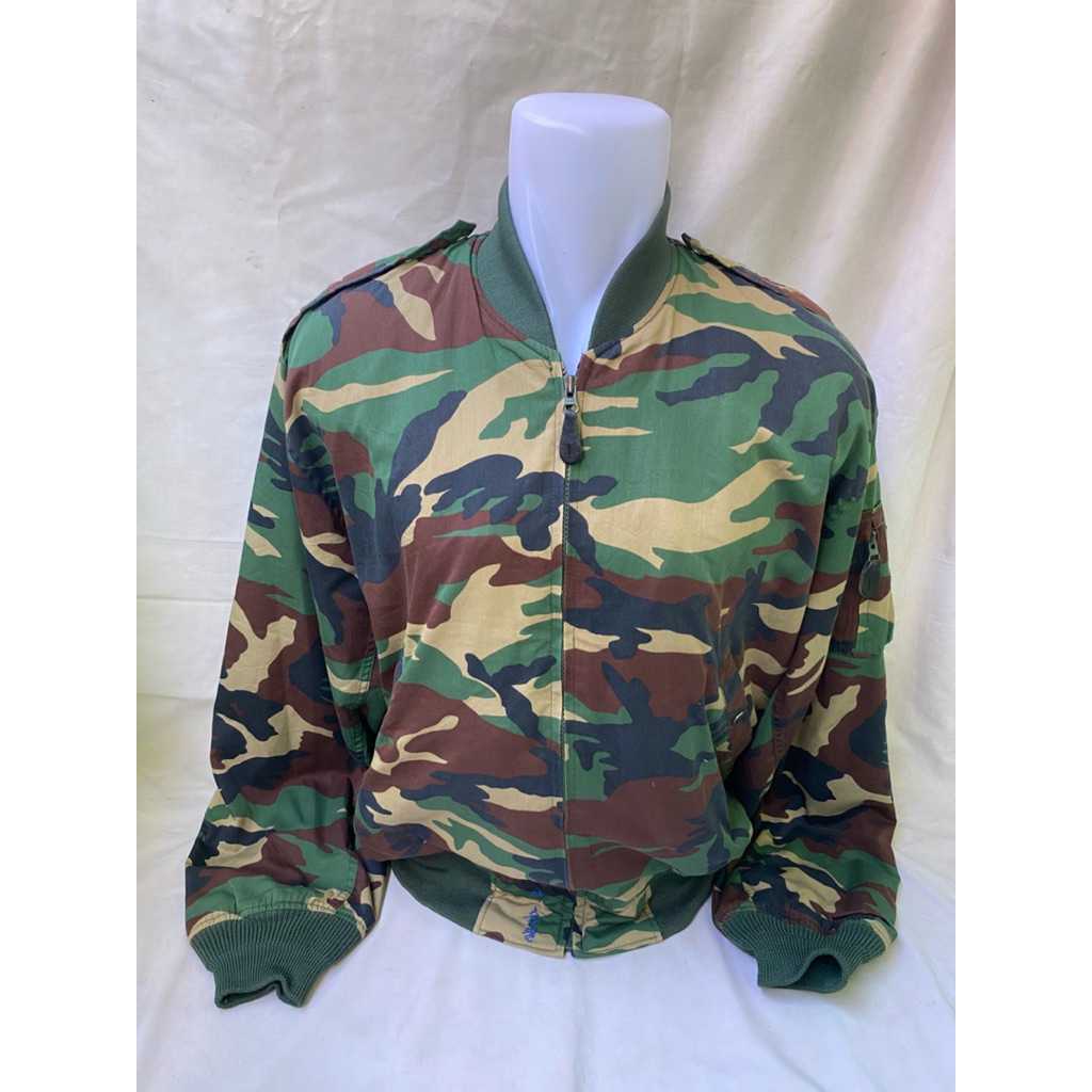 Jaket Bomber ECWCS Loreng Woodland Vintage ROKA Navy Korea Army (3)