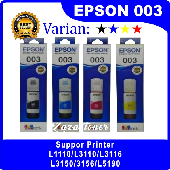 tinta epson 003 original L5190 / L1110
