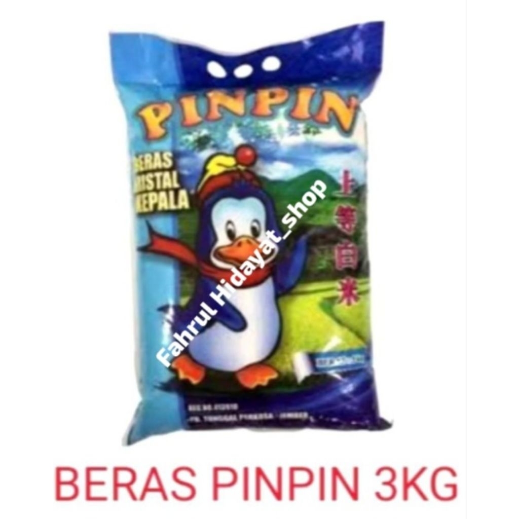 

Beras Pinpin kemasan ekonomis 3kg