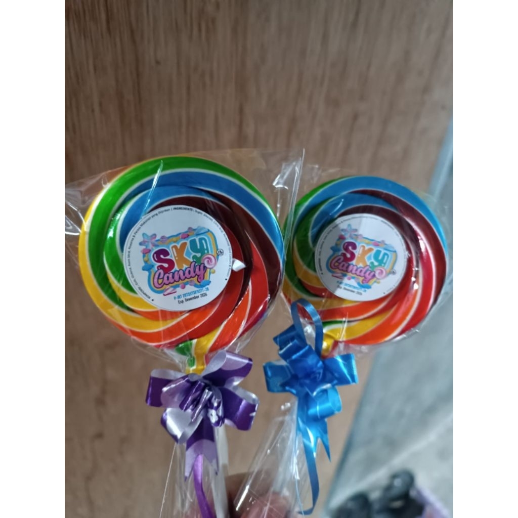 

Permen lolipop bulat 7cm 50pcs