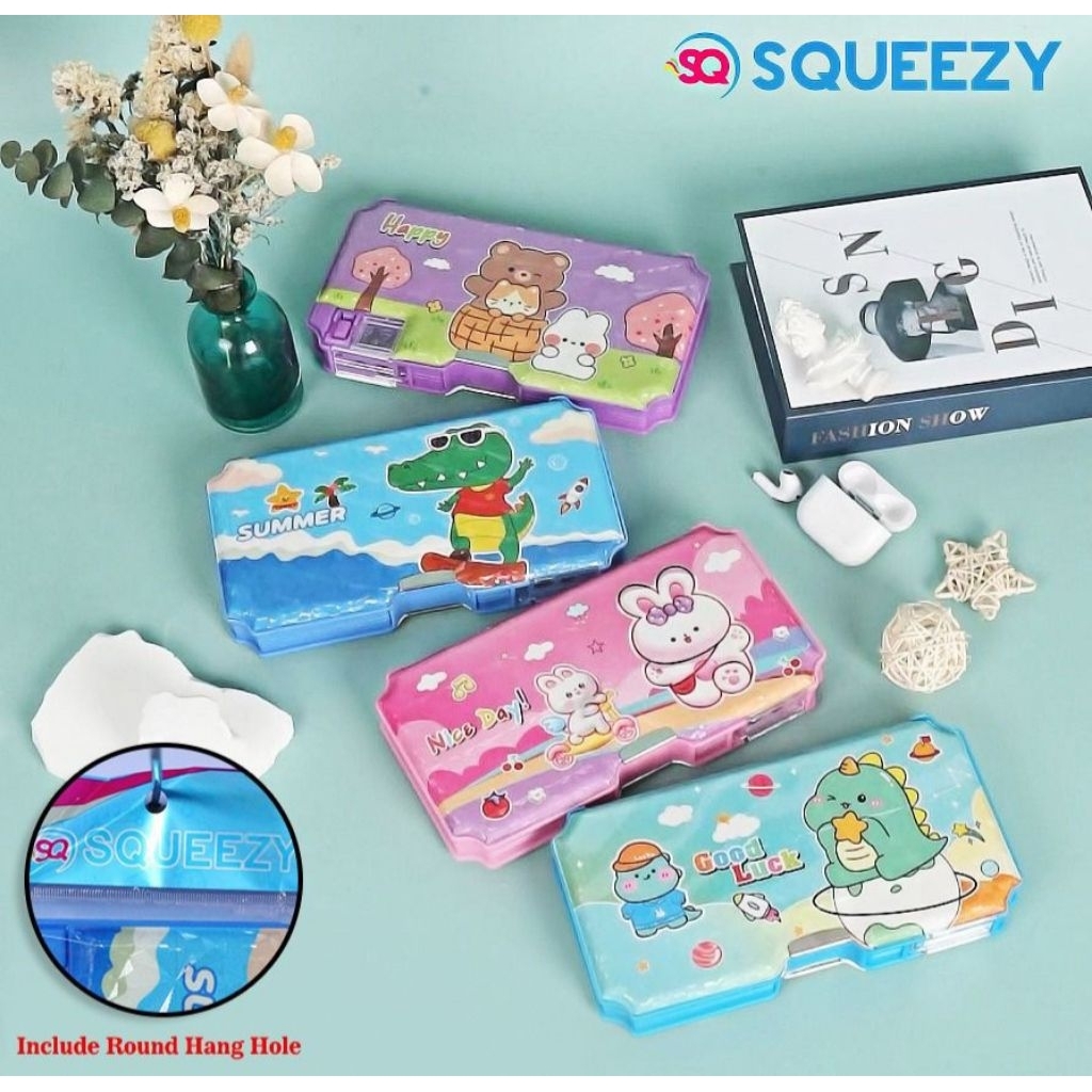 

KOTAK PENSIL MAGNET LUCU FREE BUBLLE