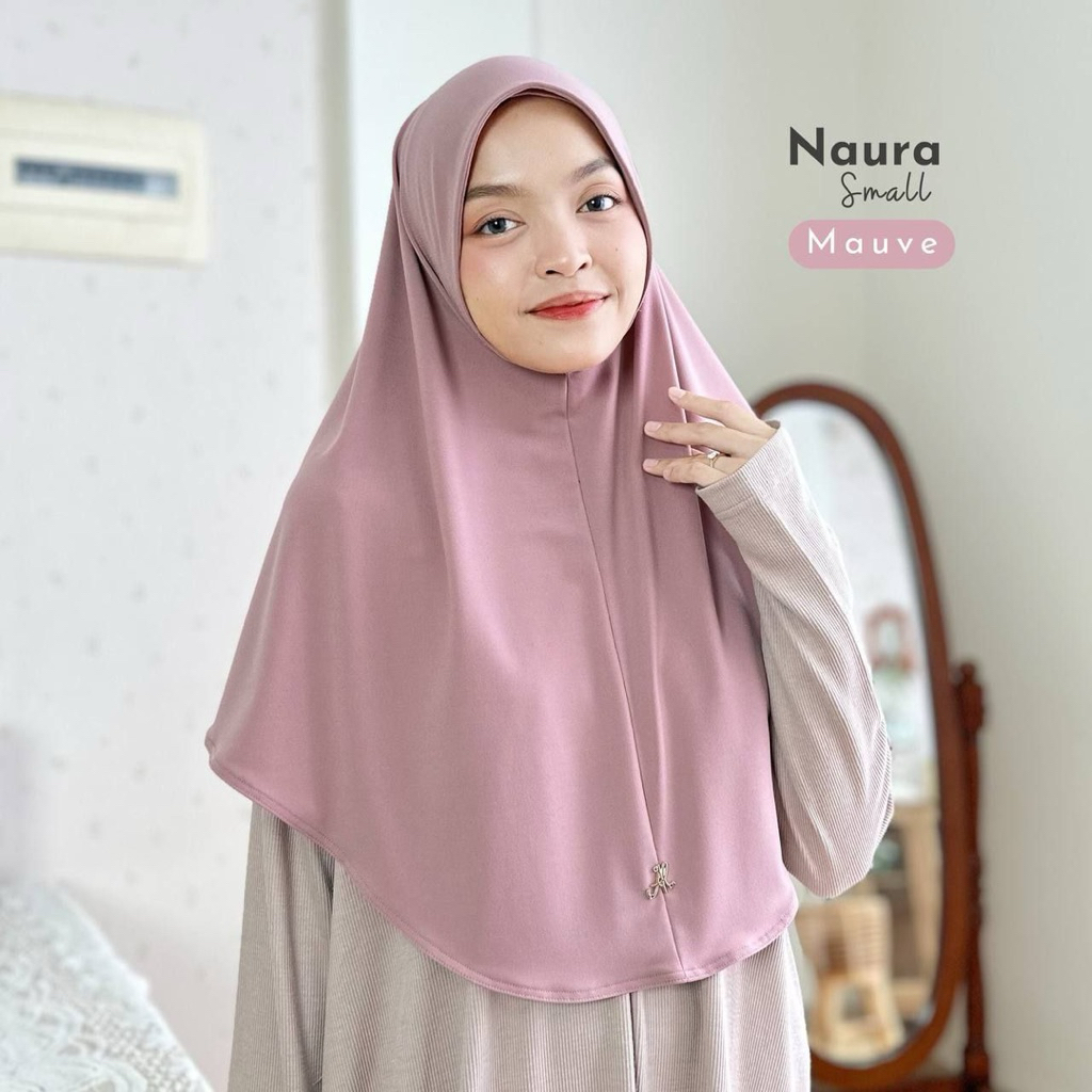 Fabia - Naura Small Hijab Naura Bergo Jersey Naura Kerudung Instan Naura