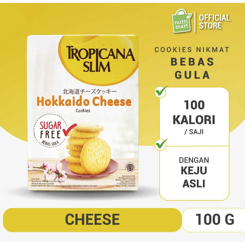 

TROPICANASLIM HOKKAIDO CHEESE COOKIES
