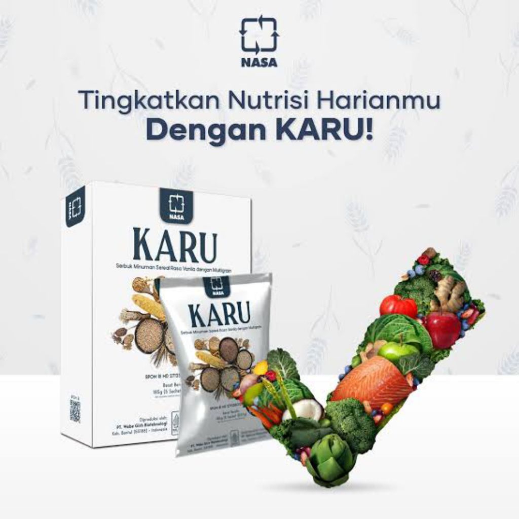 

KARU Minuman Serbuk Multigrain NASA @1pcs