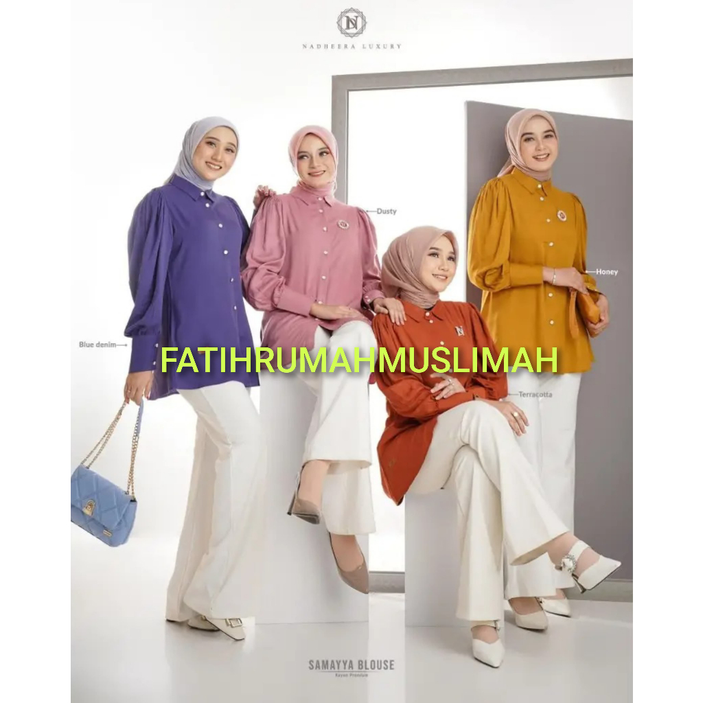 NEW / TERBARU / NADHEERA / BLOUSE DEWASA / BLOUSE NADHEERA / BLOUSE / SAMAYYA BLOUSE / SAMAYYA BLOUS