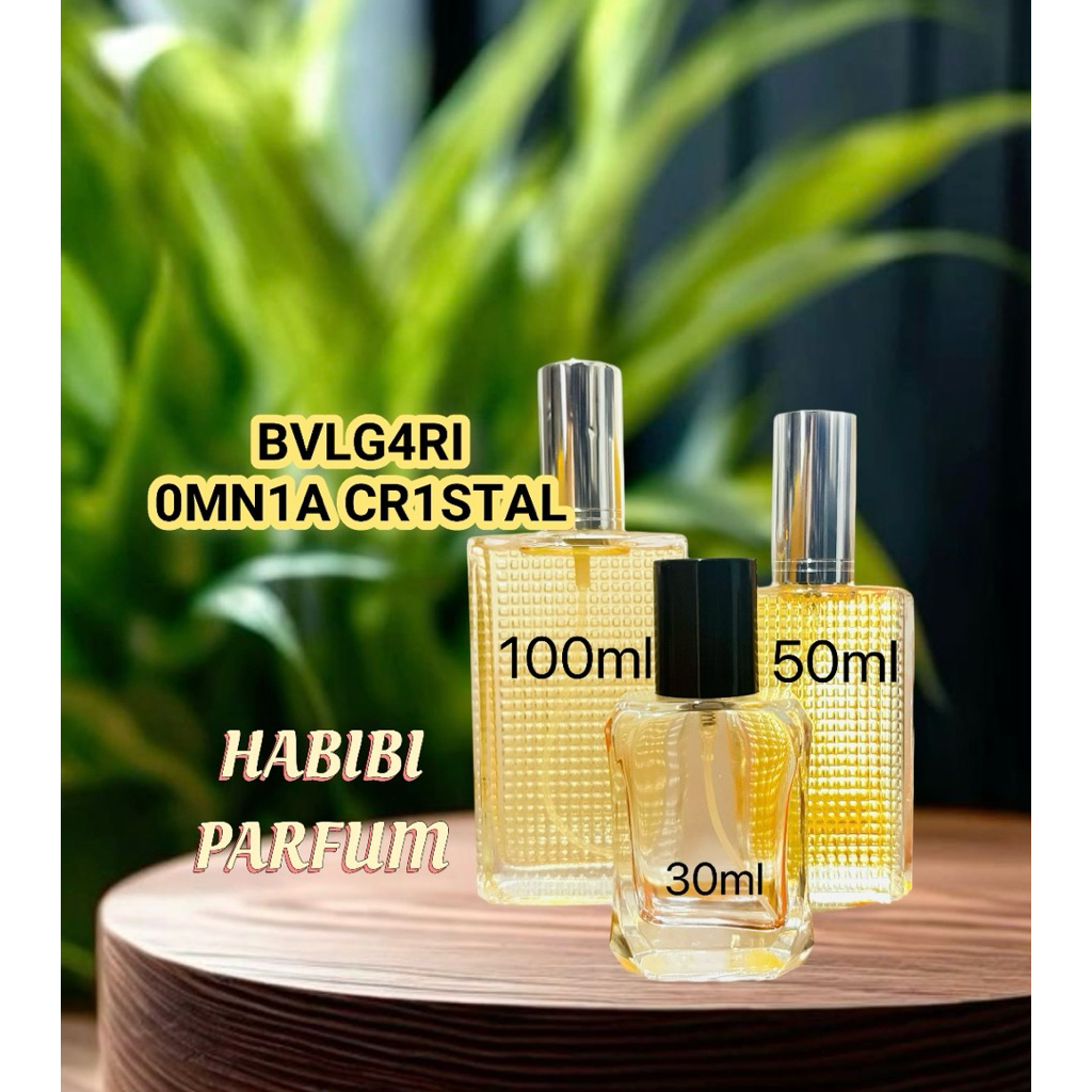 Parfum BULGARI OMNIA CRISTAL tahan lama non alkohol refil isi 100ml 50ml 30ml