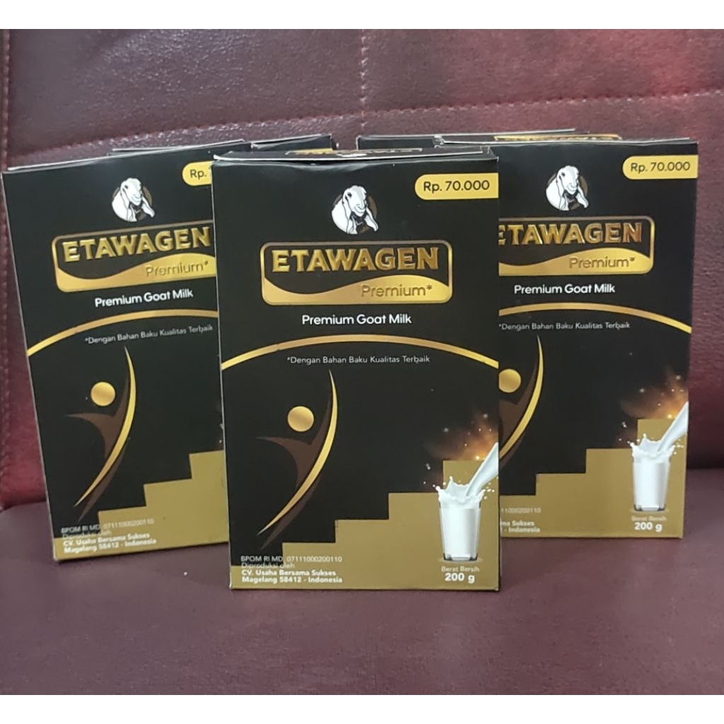 

Susu EtawaGen Premium Pro 200g x6 kotak/susu kambing PREMIUM GRADE A ORIGINAL halal/atasi asma TBC/atasi mag/atasi batuk/susu untuk tulang/osteoporosis