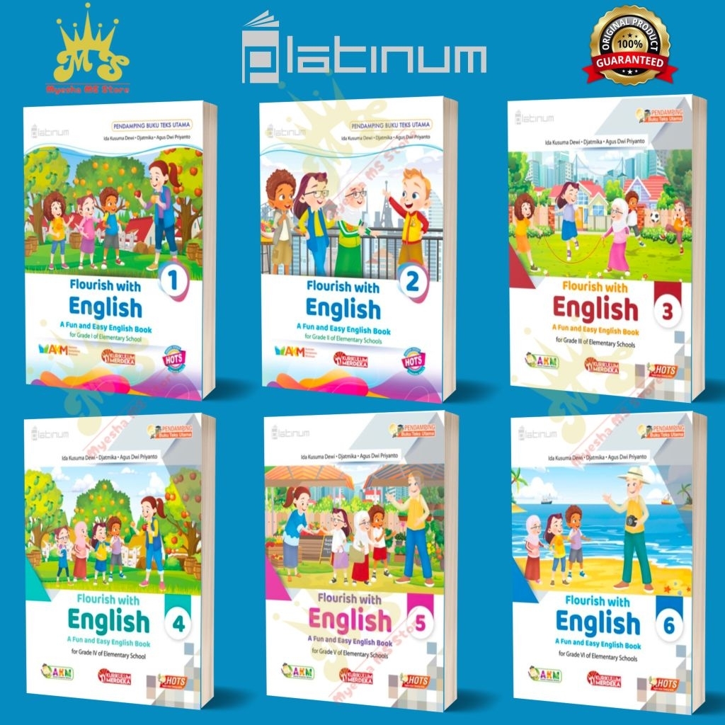 Bahasa Inggris SD kelas 1,2,3,4,5,6 Kurikulum Merdeka Revisi 2025 Penerbit Tiga Serangkai